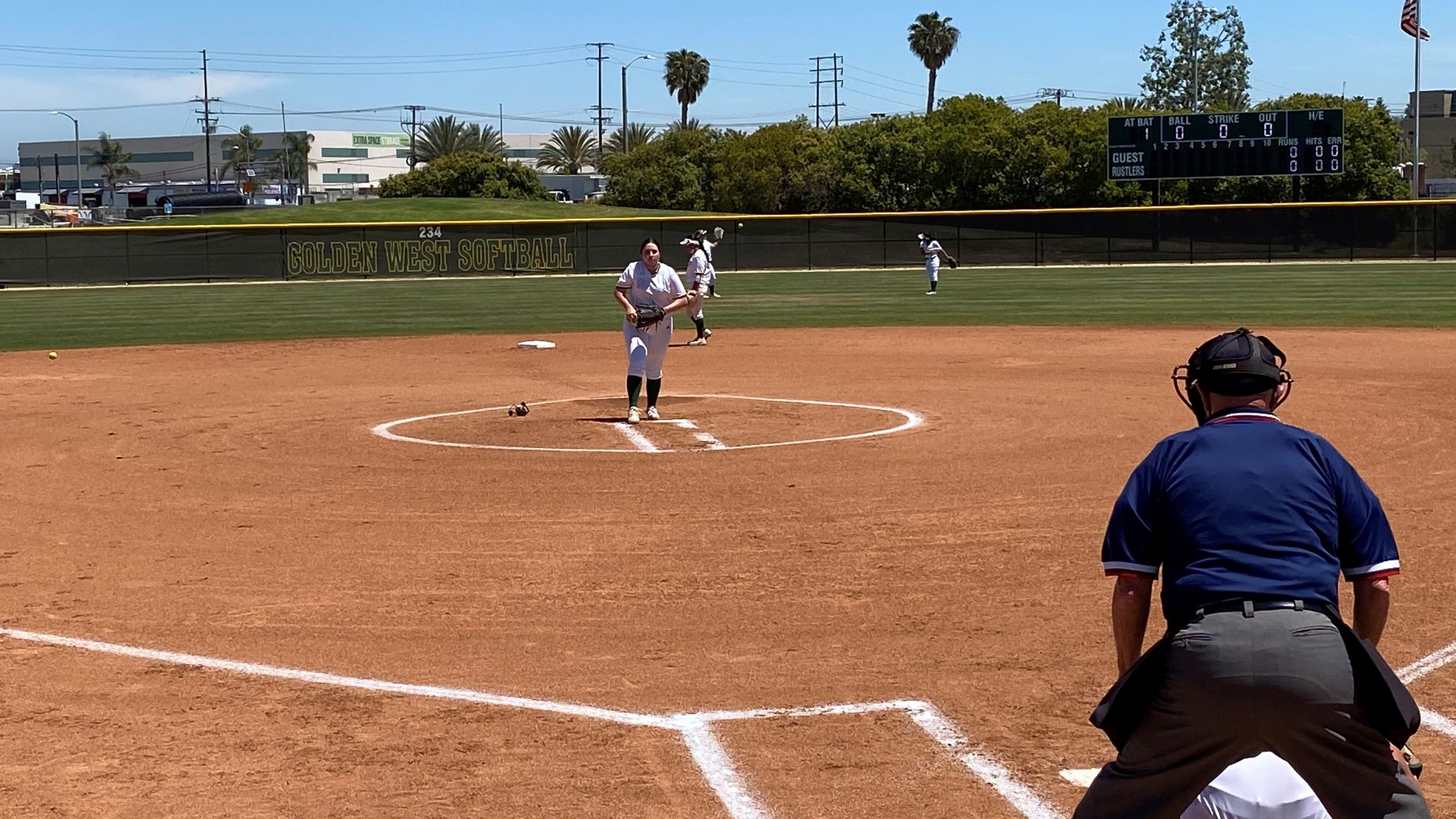 Softball: Vasquez and Carpio Tally Two Hits Each in Game One; Offense is No Hit in Game Two