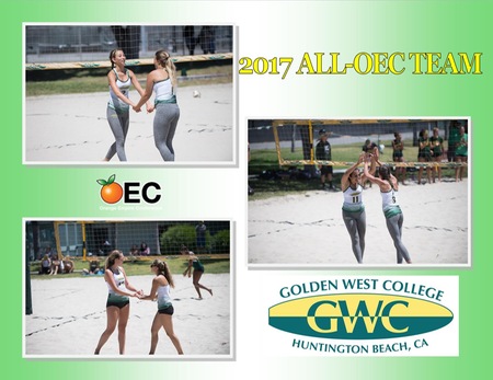 Beach Pairs Gonzalez/Stanjevich and Graham/Sosa named First Team All-OEC