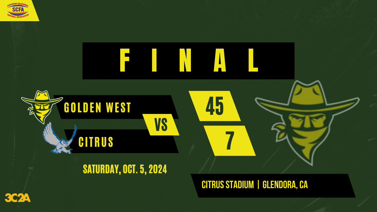 No. 8 Rustlers cruise to 45-7 rout at No. 22 Citrus