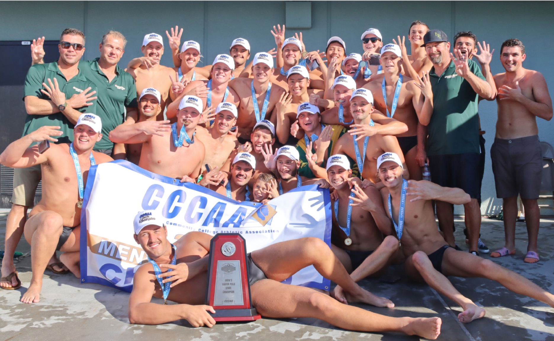 M Water Polo: 4-Peat As State Champions For The Rustlers